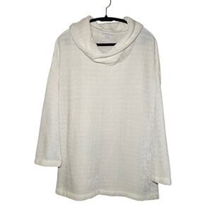 J. Jill - Ivory Cowl Neck Sweater - Women's XL - Extra Soft